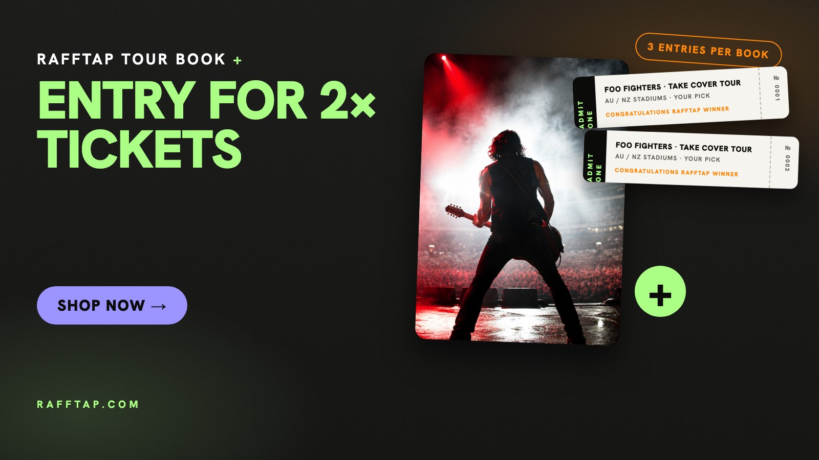 2 VIP Tickets — Foo Fighters